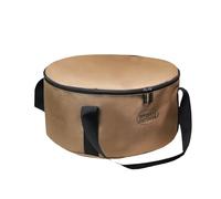 Camping Cookware Storage Bag - 600D Round Travel Organizer Pouch | Cooking Utensils Holder BBQ Camp Kitchen Kit Portable Lightweight Outdoor Picnic Hiking Gear Durablity Accessory