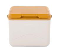 Camping Cooler Box- Sealed Thermal Shield, 8.19x6.61x6.26 Inch Frost Storage, Subzero Temperature Refreshment Vault, Polyethylene Skin Chilled Basin | Picnic Pail For Hiker With Mountaineer
