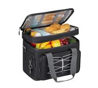 Camping Cooler for VW Beetle (2011-2019), Collapsible Cooler Insulated Leak Proof Large Lunch Cooler Bag Volume for Beach, Travel, and Road Trips,Black