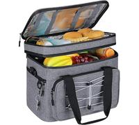 Camping Cooler for VW Passat B7 2010-2015, Collapsible Cooler Insulated Leak Proof Large Lunch Cooler Bag Volume for Beach, Travel, and Road Trips,Gray