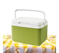Camping Cooler, Portable Leak-proof Cool Box with Long-Term Cooling, Large Portable Cool Box with Compact Design for Hiking, Mountain Tours and Outdoor Activities
