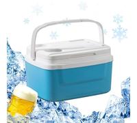 Camping Cooler - Waterproof Car Refrigerator with Large Capacity Handle, 8L Outdoor Camping Cooler, Foldable Lightweight with Sturdy Aluminum Frame - Folding Picnic Basket