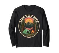 Camping Crew Camp Bach Bachelorette Party Squad Friends Long Sleeve T-Shirt