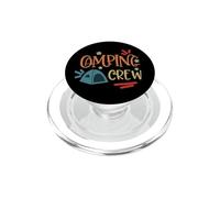Camping Crew Funny Camping Trip Quote Camper Vacation Saying PopSockets PopGrip for MagSafe