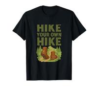 Camping Crew Hike Your Own Hike Forest Trail Boots T-Shirt