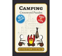 Camping Crossword Puzzles: Crossword Puzzles with Easy to Read Print about Camping, Wildlife, Outdoors and More | 6x9 inches, 120 pages | 50+ Puzzles ...Gift for Vacations, Holidays and Relaxation