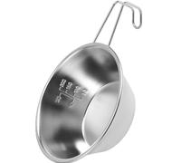 Camping Cup Bowl - Outdoor Campfire Mug with Handle, Reusable Metal Travel Cup | Lightweight, Design for Hiking, Camping, Picnic, Eco-Friendly Bowl for Hot or Cold Drinks, Easy to Pack Travel