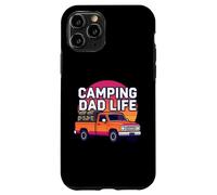 Camping Dad Life Retro Vintage Truck Outdoors Graphic Case for iPhone 11 Pro