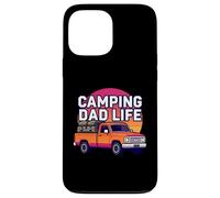 Camping Dad Life Retro Vintage Truck Outdoors Graphic Case for iPhone 13 Pro Max