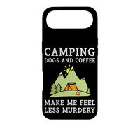 Camping Dogs Coffee Make Me Feel Less Murdery Camper Camp Case for iPhone Air