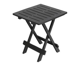 Camping Drop-Leaf Anthracite Side Table Garden Table Balcony Table Stool Table
