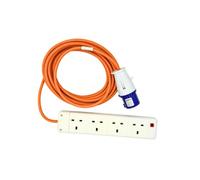 Camping Electric Hook Up Cable Extension Lead 7m 16A to 13A Extension Lead, Heavy Duty 240V Mains Lead Perfect Accessory for Caravans, Campervans, EV, Homes, Motorhomes