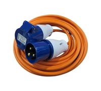 Camping Electric Mains Hook Up Cable 15M X 2.5MM (16A 3 Pin Extension Lead Caravan Camper Motorhome)