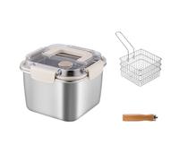 Camping Essential Stainless Steel Pots Set with Frying Boiling Capabilities Portables Stackable for Efficient Outdoor Cooking Camp Cookware