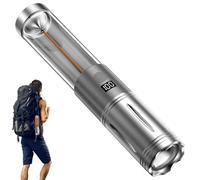 Camping Flashlight | 3 Modes Waterproof Lantern - Power Display Bright Flashlight,for Home Indoor Tent Outdoor Hiking Night Walking Running Survival