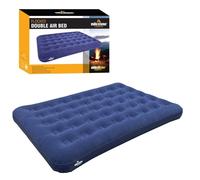 Double Flocked Airbed - Blue Blue