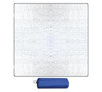 Camping Floor Mat, Tent Underlay, Double-Sided Foil Camping Mat, Insulating, Waterproof Thermal Sleeping Tent Underlay for Tours, Picnics, Beach Tents