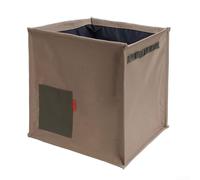 Camping Foldable Storage Box for Outdoor Organization, Store Trash, Toys, Laundry and Gear, Fabric and Compact Design (Khaki)