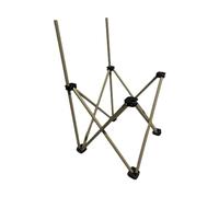 Camping Folding Chair Leg Holder, Garden Furniture Replacement, Practical Metal Beach Chair Leg Stand for Hiking Home, S Brown Yellow