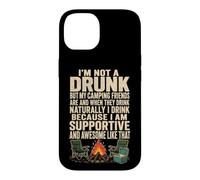 Camping Friends Crew I'm Not A Drunk But They Are Case for iPhone 14