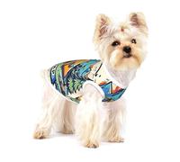 Camping Fun Time Premium Dog Tshirt - Soft 100% Cotton Ropa Para Perros, Perfect for Small to Medium Dogs, Stylish and Comfortable Shirts for Dogs M