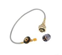 Camping Gas Bottle Adapter for LPG Cartridge Conversion to 7/16 Thread - Brass Valve for Portable Stoves & Grills(set 2)