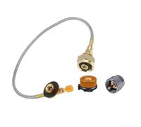 Camping Gas Bottle Adapter for LPG Cartridge Conversion to 7/16 Thread Stove Valve(set 3)