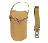 Camping Gas Lamp Lights Handle Bags Large Capacity Multi Functional Cookware Gas Cylinder Cover Outdoor Camping (Soil Color)