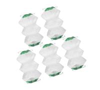 Camping Gas Light Mantles Tubular Double Iron Clip Structure, Easy Maintenance 5pcs and Tightly Woven Three-Layer Polyester Design for Gas Lamps and Camp Lamps for Backyard