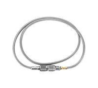 Camping Gas Stove Adapter Butane Adapter Extension Hose Split Stove Connection Hose Gas Tank Adapte Silver