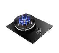 Camping Gas Stoves, Tempered Glass Cooktop Burner, Desktop and Recessed Installation Suitable for Kitchen and Outdoor,LPG,NG,7KW (Size : LPG)