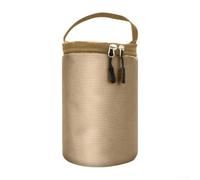 Camping Gas Tank Bag for 450g/230g Propane Cylinders, 900D Oxford Cloth with Double Zipper Handle Storage for Outdoor Camping Gear(Small Yellow)