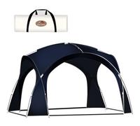 Camping Gazebo Portable Shelter for 8-12 Persons, Waterproof Outdoor Event Tent with Sides and Sun Protection