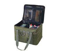 Camping Gear Bag | 42L Camping Box Storage - Heavy Duty with Handles Foldable Organization Reusable Container for Travel Gym Kitchen Laundry Moving Dorm Grocery Shopping College Packing