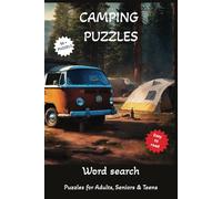 Camping: Giant Word Search for Adults, Seniors, and Teens: Calming and Relaxing Puzzles