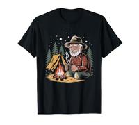 Camping Grandpa Grandson Hitting Trail Together Every Summer T-Shirt