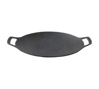 Camping Grill Pan Iron Searing Surface for Mushrooms and Portable Grills | -edge Design, Smooth Non-stick Coating, Stain Resistant Finish, Keeps Food Hot during Outdoor Camp Stove Cooking