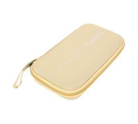 Camping Grill Tool Carry Case, Large Capacity EVA Storage Bag for BBQ Accessories with Fastening Strap, Lightweight Case for Outdoor Activities, Mesh Pocket for Air Pump