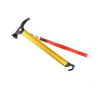 Camping Hammer, High Carbon Steel Head with Aluminum | Multi-Function Survival Tool with Tail Hook and Lanyard for Outdoor Hiking and for rescue Gear