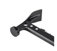 Camping Hammer, High Carbon Steel Head with Aluminum | Multi-Function Survival Tool with Tail Hook and Lanyard for Outdoor Hiking and for rescue Gear