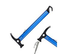 Camping Hammer, Tent Stake Hammer, Outdoor Camping Stake Hammer for Tent, Multi-Purpose Hand Tool, Lightweight Metal Gear, Ergonomic for Pulling, Nailing, Digging