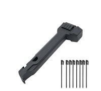 Camping Hammer with 8 Pegs,Tent Stake Driver,Puller & Bottle Opener with Storage Handle, Tent Stake Hammer for Camping Backpacking Setup and Survival Gear(Black)