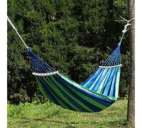 Camping Hammock,Double & Single Lightweight Hammocks Portable Hammocks Outdoor Hammocks for Trees Yard Garden Travel Beach Hiking, 220x80cm(Blue)