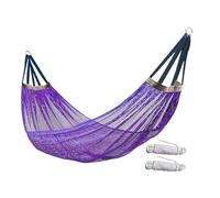 Camping Hammock - Hammock Net Tree Swing Hanging Hammocks with Tree Straps | Lightweight Swing for Camping Trees, Comfortable Resting Suspension Configuration for Adults
