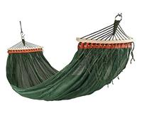 Camping Hammock Portable Double Mesh Hammock For Outdoor Travel Multicolor(Grün)