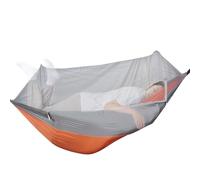 Camping Hammock - Stay Protected While Relaxing Outdoors | Portable Hammock With Gnat Net Featuring Automatic Setup Anti-Tipping Design | Perfect For Family Adventures Hiking Picnic 260 x 140 cm 250