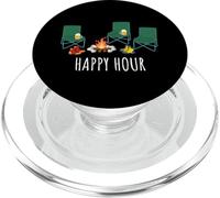 Camping Happy Hour Campfire Beer Drinking Camp Chairs PopSockets PopGrip for MagSafe