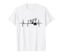 Camping Heartline Outdoor Camper Value Graphic T-Shirt