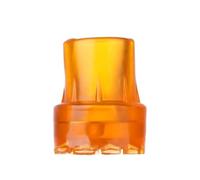 Camping Hiking Outdoor Tool Climb | Replacement Protector Cap Tip Walking Stick Cane(Transparent Red-19mm)
