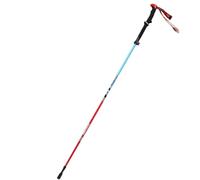 Camping Hiking Pole Carbon Fiber Trekking Poles Lightweight Hiking Walking Sticks With EVA Handle Grip(Rosso,125cm)